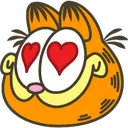 GarfieldLINEemoji_05_inlove