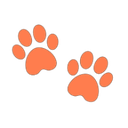orange_paw_prints Discord emoji