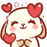 Discord Emote bbunny_hearts: