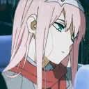 zerotwo_pensive Discord Emoji