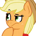 applejackthinking Discord Emoji
