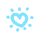 heartblinkblue
