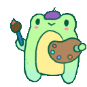 painting_frog Discord emoji
