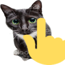 8755pointingupcat Discord emoji
