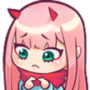 zero_two_embarrassed Discord emoji