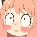 SXFAnyaFlushed Discord Emoji