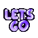 Text_Emote_Pack_Purple_Letsgo_D_ Discord emoji