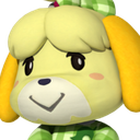 IsabelleCheerful custom emote from Nep jr's server
