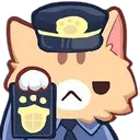 NekoCatPoliceCop Discord Emoji
