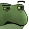 froggeyebrow Discord emoji