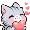catHeart Discord Emoji