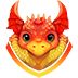 dragon_red_badge_72x72px Discord emoji