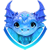 dragon_blue_badge_72x72px Discord emoji