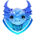 dragon_blue_badge_72x72px Discord Emoji