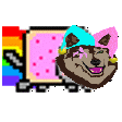 Nyancat nyancat Discord Emoji