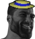 GigaChadWithAHat Discord Emoji