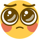 blushing Discord emoji