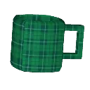 GreenPlaidMug