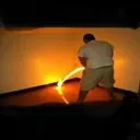 manpeeinggasolineoncandle