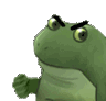 Froge Angry Discord Emoji