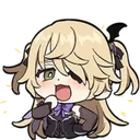 Icon Emoji 064 Fischl Hahaha Discord Emoji