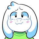 AsrielScaredAsf Discord Emoji