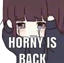 hornyisback