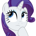 Rarity_think Discord emoji