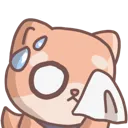 shiba_sweat
