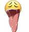 hornytongue Discord sticker from The Nocturne District (TND)