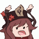 Hu Tao Sticker Hu Tao Discover Share Gi Discord Emoji