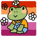 lesbianfrog Discord Emoji