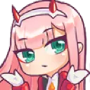 anime_zerotwo_shrug Discord Emoji