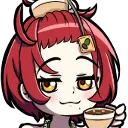 AyameSmug Discord Emoji