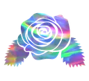 rainbow_aesthetic_rose Discord Emoji