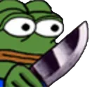 Pepe Stab Discord Emoji