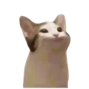 closed_mouth_cat_meme_image_nobg Discord Emoji