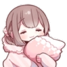a_cute_girl_bored_sleepy_tired Discord emoji