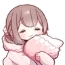 a_cute_girl_bored_sleepy_tired