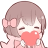 a_cute_girl_love_heart Discord emoji