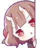 a_cute_girl_peek_lurk_stare_hi