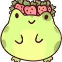 frog_strawberry Discord Emoji