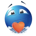 Blue Heart Blue_Heart Discord Emoji