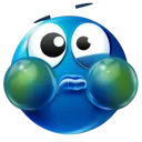blue_vomit Discord Emoji