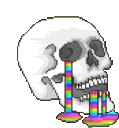 Skull Animated Discord Emoji