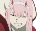 Smilling Zero Two Discord Emoji