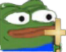 PepeCrucifix Discord emoji
