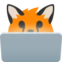 blobfox_computer Discord Emoji