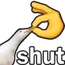 shut