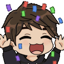 astroPartyGIF Discord Emoji